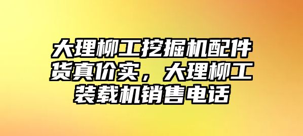 大理柳工挖掘機(jī)配件貨真價(jià)實(shí)，大理柳工裝載機(jī)銷售電話