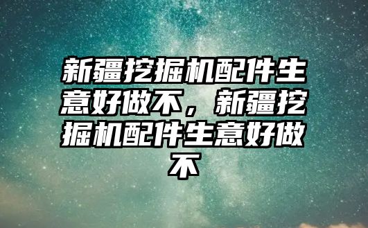 新疆挖掘機(jī)配件生意好做不，新疆挖掘機(jī)配件生意好做不