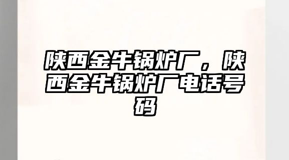 陜西金牛鍋爐廠，陜西金牛鍋爐廠電話號碼