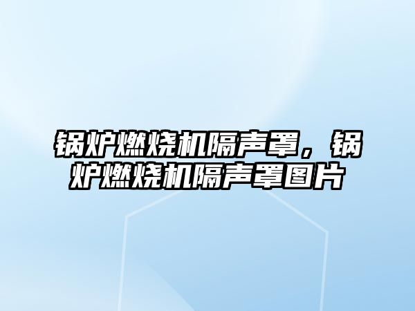 鍋爐燃燒機隔聲罩，鍋爐燃燒機隔聲罩圖片