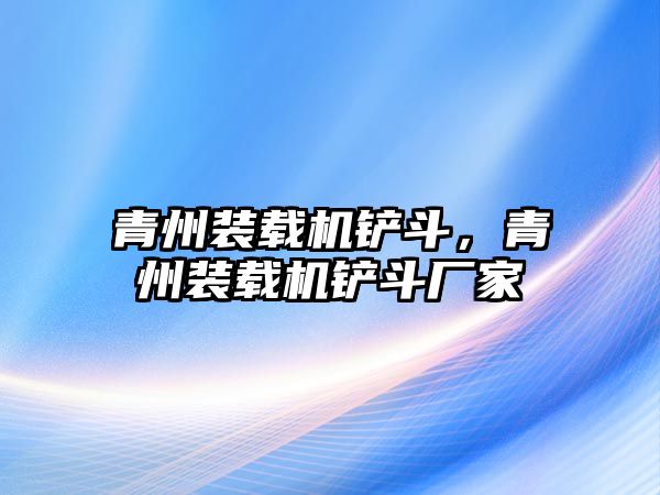 青州裝載機(jī)鏟斗，青州裝載機(jī)鏟斗廠家