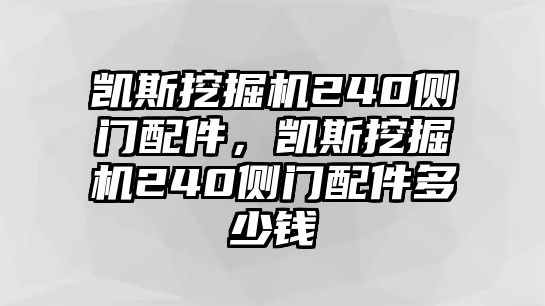 凱斯挖掘機(jī)240側(cè)門配件，凱斯挖掘機(jī)240側(cè)門配件多少錢