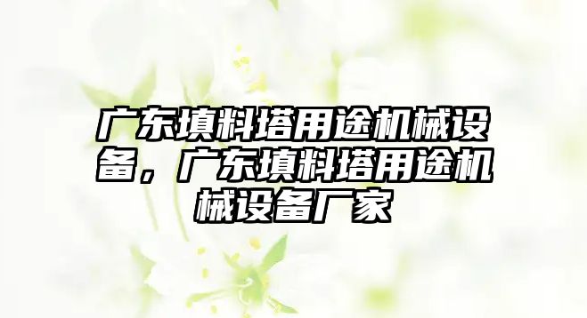 廣東填料塔用途機(jī)械設(shè)備，廣東填料塔用途機(jī)械設(shè)備廠家