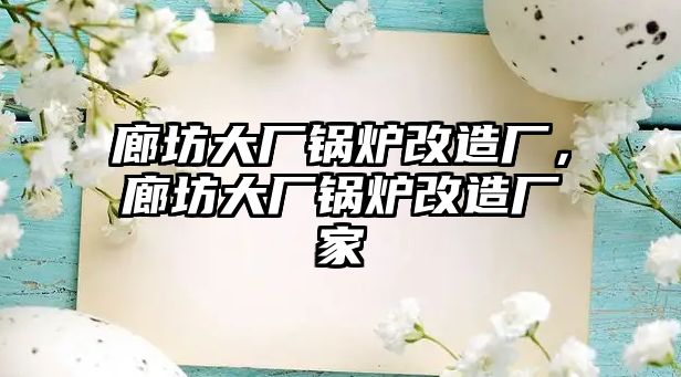 廊坊大廠鍋爐改造廠，廊坊大廠鍋爐改造廠家