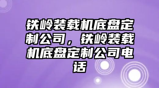 鐵嶺裝載機(jī)底盤定制公司，鐵嶺裝載機(jī)底盤定制公司電話