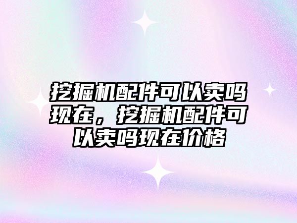 挖掘機配件可以賣嗎現(xiàn)在，挖掘機配件可以賣嗎現(xiàn)在價格