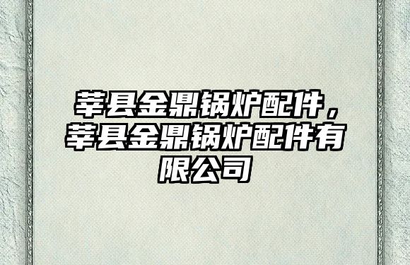 莘縣金鼎鍋爐配件，莘縣金鼎鍋爐配件有限公司