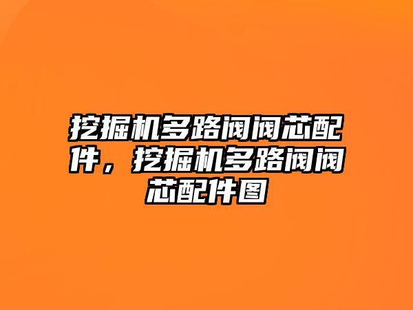 挖掘機多路閥閥芯配件，挖掘機多路閥閥芯配件圖