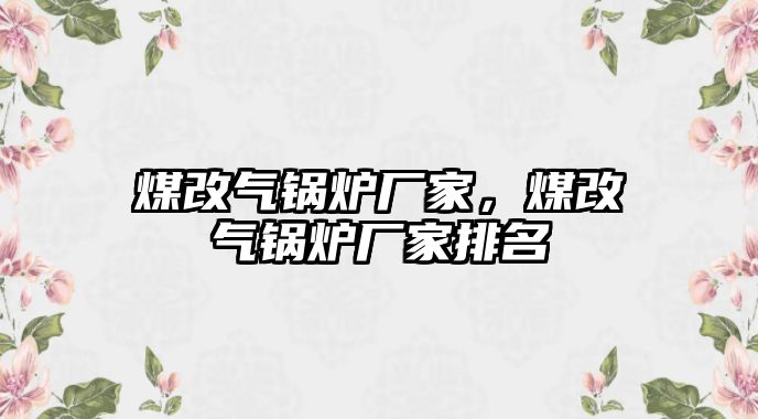 煤改氣鍋爐廠家，煤改氣鍋爐廠家排名