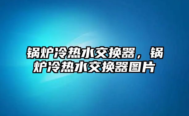 鍋爐冷熱水交換器，鍋爐冷熱水交換器圖片