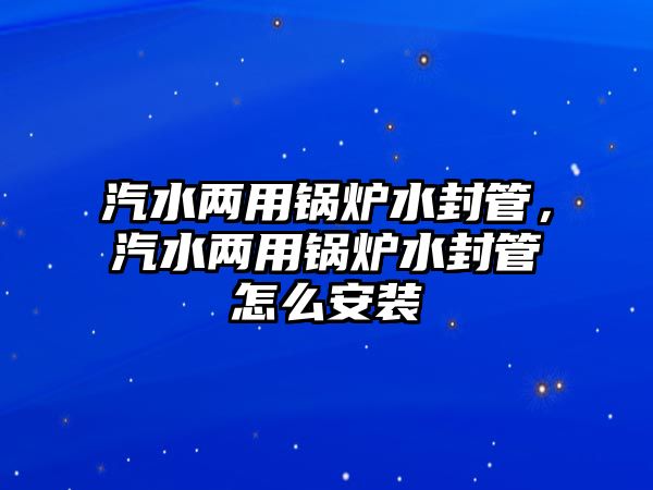 汽水兩用鍋爐水封管，汽水兩用鍋爐水封管怎么安裝