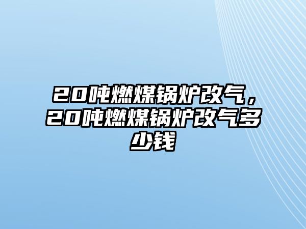 20噸燃煤鍋爐改氣，20噸燃煤鍋爐改氣多少錢