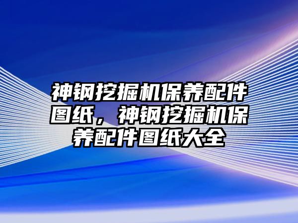 神鋼挖掘機(jī)保養(yǎng)配件圖紙，神鋼挖掘機(jī)保養(yǎng)配件圖紙大全