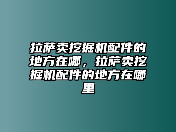 拉薩賣挖掘機(jī)配件的地方在哪，拉薩賣挖掘機(jī)配件的地方在哪里