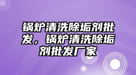 鍋爐清洗除垢劑批發(fā)，鍋爐清洗除垢劑批發(fā)廠家