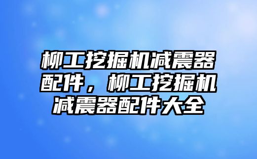 柳工挖掘機減震器配件，柳工挖掘機減震器配件大全