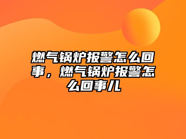 燃?xì)忮仩t報(bào)警怎么回事，燃?xì)忮仩t報(bào)警怎么回事兒