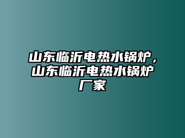 山東臨沂電熱水鍋爐，山東臨沂電熱水鍋爐廠家