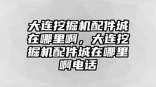 大連挖掘機(jī)配件城在哪里啊，大連挖掘機(jī)配件城在哪里啊電話