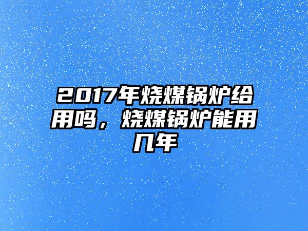 2017年燒煤鍋爐給用嗎，燒煤鍋爐能用幾年