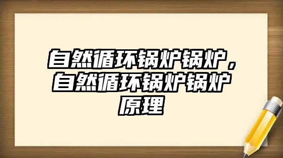 自然循環(huán)鍋爐鍋爐，自然循環(huán)鍋爐鍋爐原理