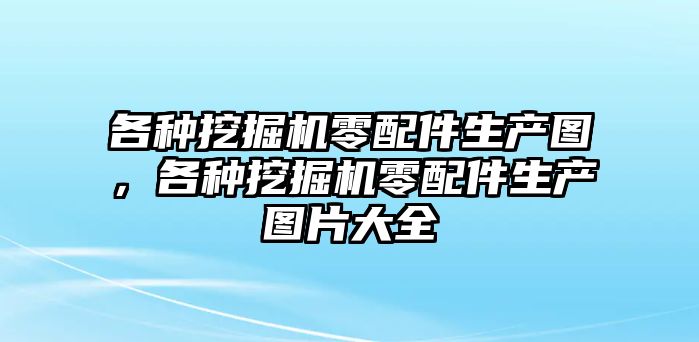 各種挖掘機零配件生產圖，各種挖掘機零配件生產圖片大全