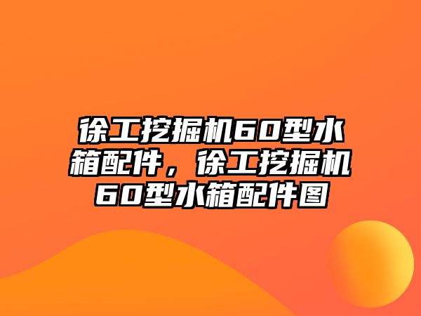 徐工挖掘機(jī)60型水箱配件，徐工挖掘機(jī)60型水箱配件圖