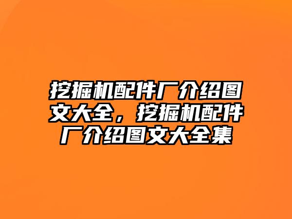 挖掘機(jī)配件廠介紹圖文大全，挖掘機(jī)配件廠介紹圖文大全集