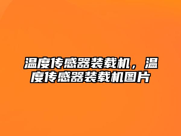 溫度傳感器裝載機(jī)，溫度傳感器裝載機(jī)圖片