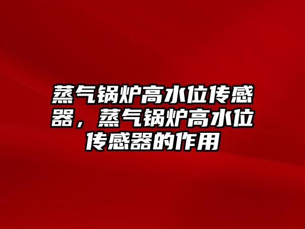 蒸氣鍋爐高水位傳感器，蒸氣鍋爐高水位傳感器的作用