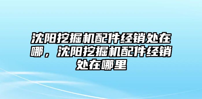 沈陽(yáng)挖掘機(jī)配件經(jīng)銷處在哪，沈陽(yáng)挖掘機(jī)配件經(jīng)銷處在哪里