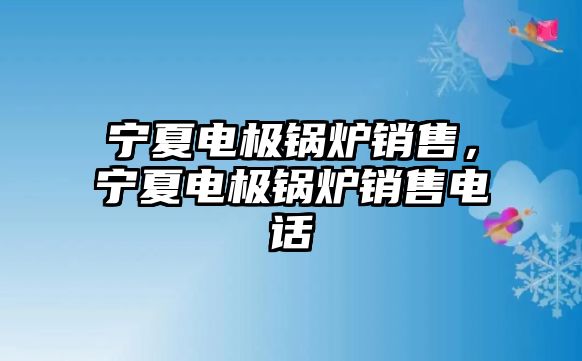 寧夏電極鍋爐銷(xiāo)售，寧夏電極鍋爐銷(xiāo)售電話