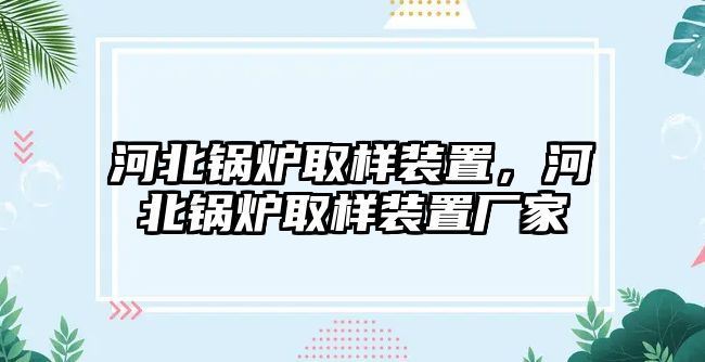 河北鍋爐取樣裝置，河北鍋爐取樣裝置廠家