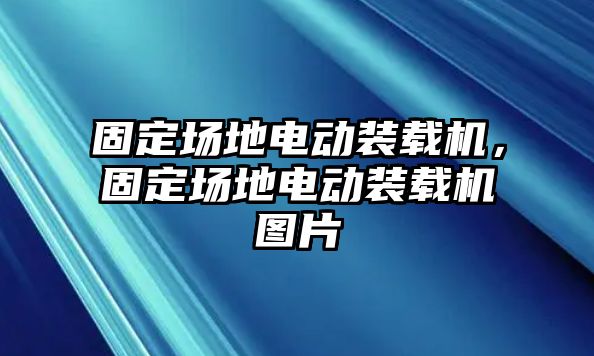 固定場(chǎng)地電動(dòng)裝載機(jī)，固定場(chǎng)地電動(dòng)裝載機(jī)圖片