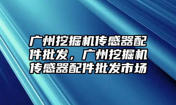 廣州挖掘機(jī)傳感器配件批發(fā)，廣州挖掘機(jī)傳感器配件批發(fā)市場