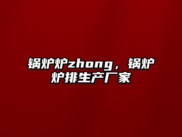 鍋爐爐zhong，鍋爐爐排生產(chǎn)廠(chǎng)家