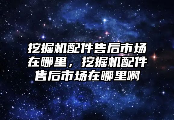 挖掘機(jī)配件售后市場在哪里，挖掘機(jī)配件售后市場在哪里啊