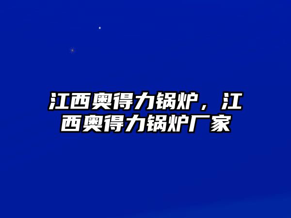 江西奧得力鍋爐，江西奧得力鍋爐廠家