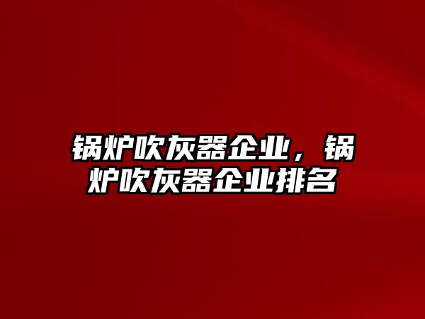 鍋爐吹灰器企業(yè)，鍋爐吹灰器企業(yè)排名