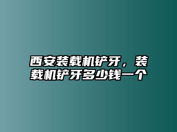 西安裝載機(jī)鏟牙，裝載機(jī)鏟牙多少錢(qián)一個(gè)