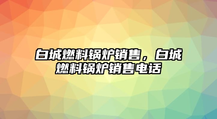 白城燃料鍋爐銷售，白城燃料鍋爐銷售電話