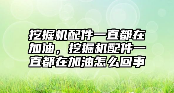 挖掘機(jī)配件一直都在加油，挖掘機(jī)配件一直都在加油怎么回事