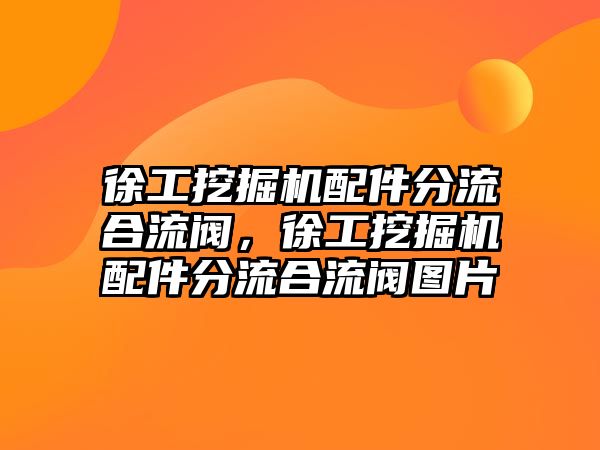 徐工挖掘機配件分流合流閥，徐工挖掘機配件分流合流閥圖片