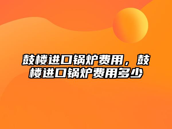 鼓樓進口鍋爐費用，鼓樓進口鍋爐費用多少