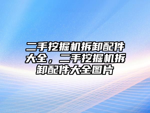 二手挖掘機(jī)拆卸配件大全，二手挖掘機(jī)拆卸配件大全圖片