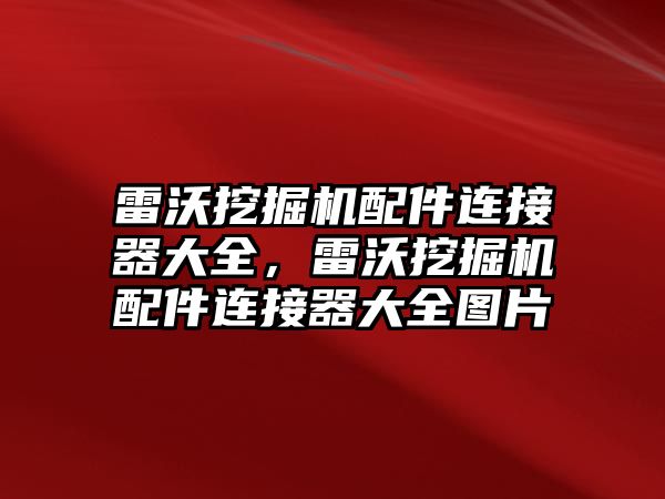 雷沃挖掘機(jī)配件連接器大全，雷沃挖掘機(jī)配件連接器大全圖片