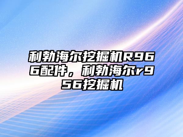 利勃海爾挖掘機(jī)R966配件，利勃海爾r956挖掘機(jī)