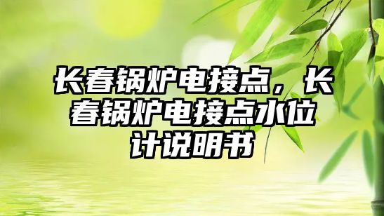 長(zhǎng)春鍋爐電接點(diǎn)，長(zhǎng)春鍋爐電接點(diǎn)水位計(jì)說(shuō)明書