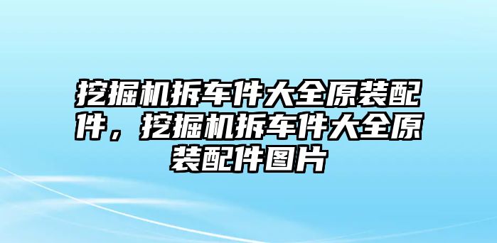 挖掘機拆車件大全原裝配件，挖掘機拆車件大全原裝配件圖片