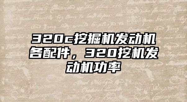 320c挖掘機(jī)發(fā)動(dòng)機(jī)各配件，320挖機(jī)發(fā)動(dòng)機(jī)功率